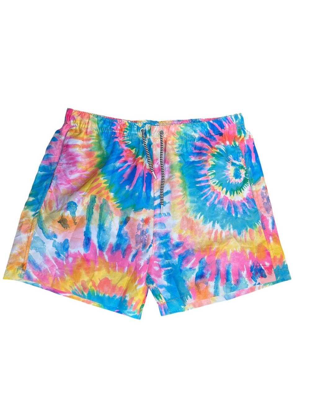 Boardies Men’s Tie Dye Swim Shorts Rainbow Sz XL